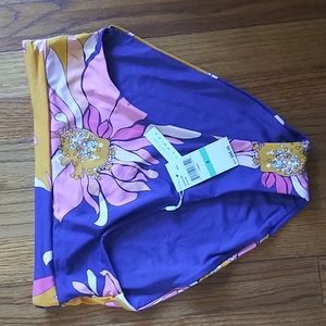 NWT. Trina Turk floral bottom swim.